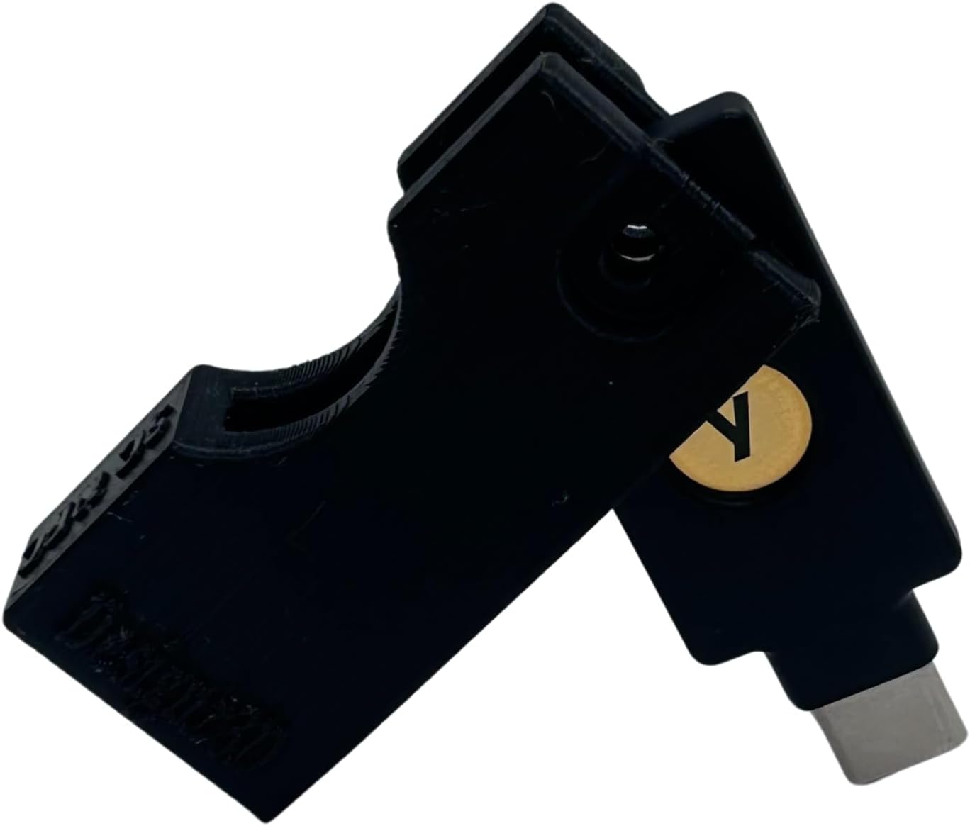 Yubikey Protector Flip Case Keychain Holder (5 NFC / 5C NFC) (Black, 5C NFC)