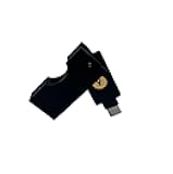 Yubikey Protector Flip Case Keychain Holder (5 NFC / 5C NFC) (Black, 5C NFC)