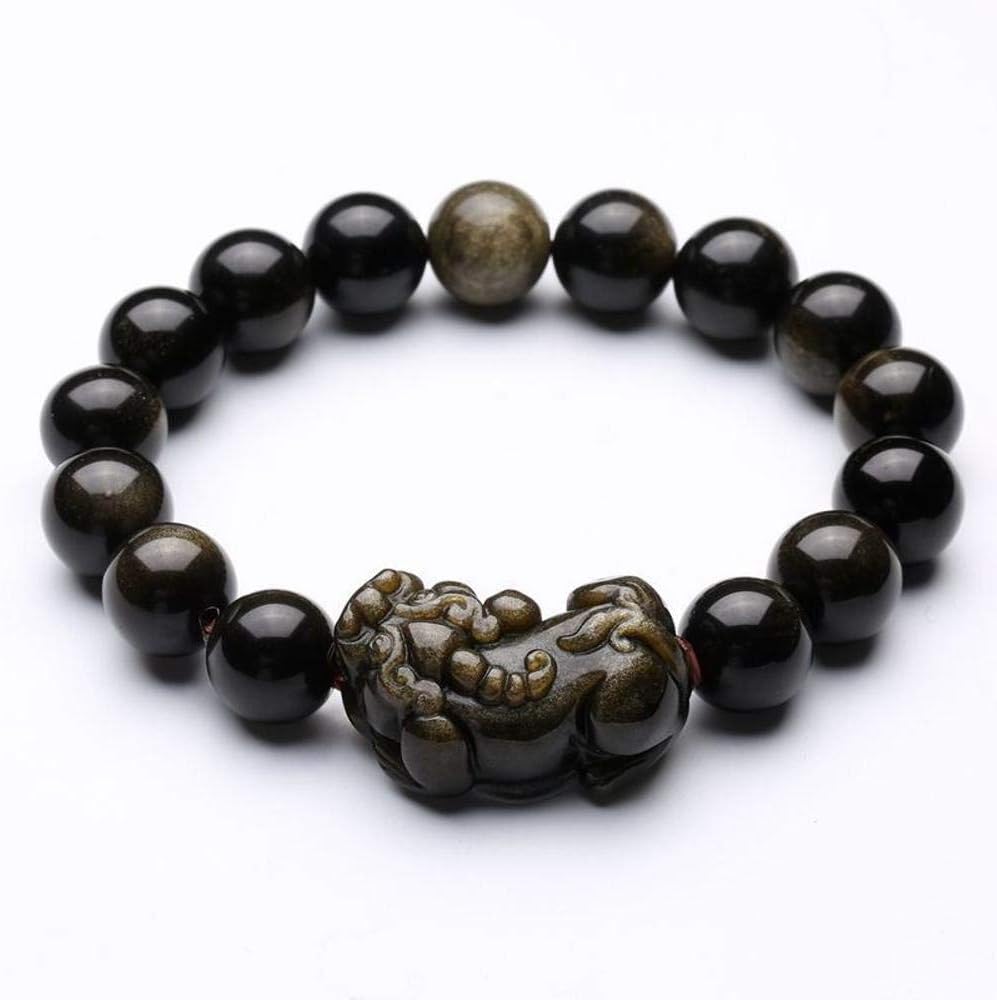 BMGFEW Bracelet Fashionable Cute Bracelet high-end Ornaments Natural Jinyao P Embroidery Bracelet for Men and Women (Size: 14mm)