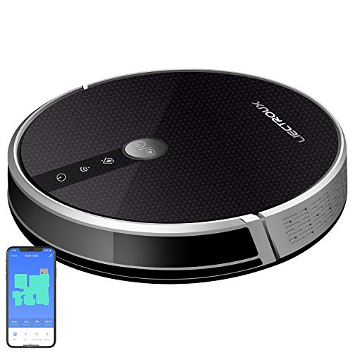 LIECTROUX C30B Robotic Vacuum Cleaner 2D Map Navigation, 3000Pa Suction, Smart Memory, Map Shown on WiFi App, 350ml Electric Water Tank, Wet Mopping