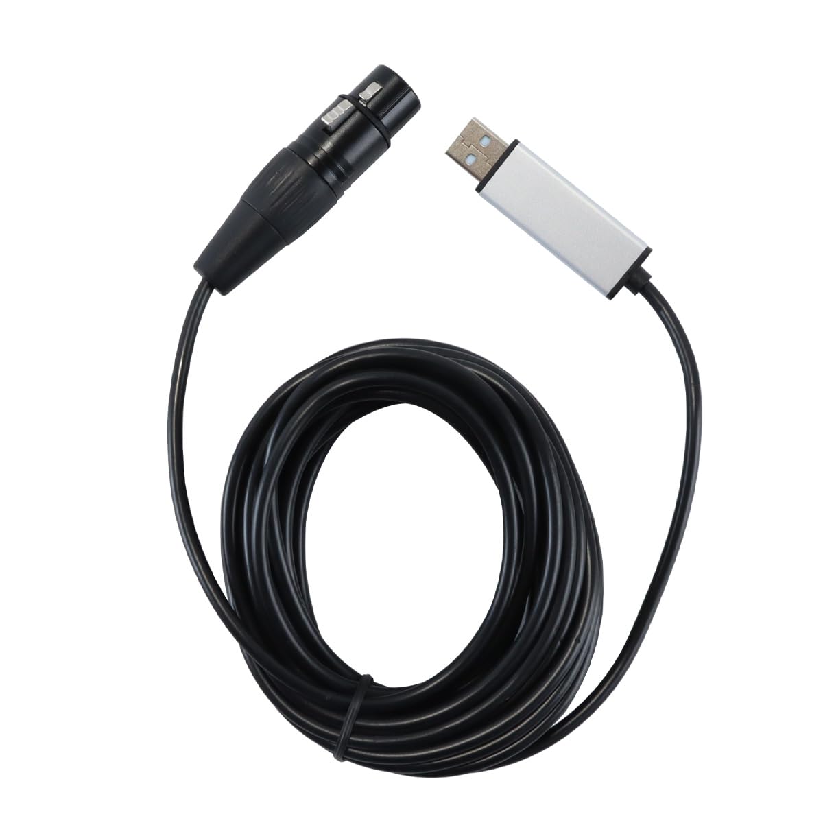 Adaptateur d'interface USB vers DMX de 5 m, convertisseur RS485, série XLR 3 broches, logiciel DMX512 Freestyler pour PC, câble variateur de contrôle d'éclairage de scène