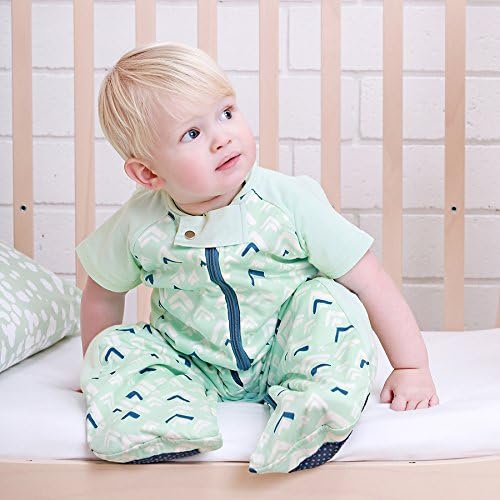 ergoPouch Sleep Suit Bag 1.0 TOG – Baby Sleep Sack & Wearable Blanket, 2-in-1 Convertible Sack to Suit with Legs for Safe Movement, Regulates Temperature Overnight, Unisex (2-12 Months, Mountains) - Image 3