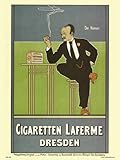 lafermetropicale Open Edition onthewall Jugendstil Poster Kunstdruck von Fritz Rehm - Cigaretten Laferme Dresden (PDP...