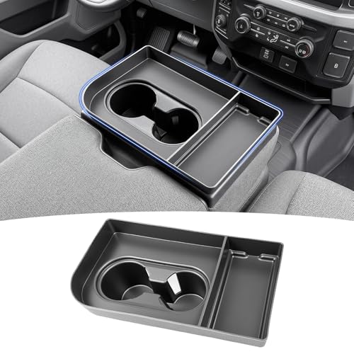 Organizador de Consola con Portavasos Compatible Ford F150 y F250-F550 miniatura 1
