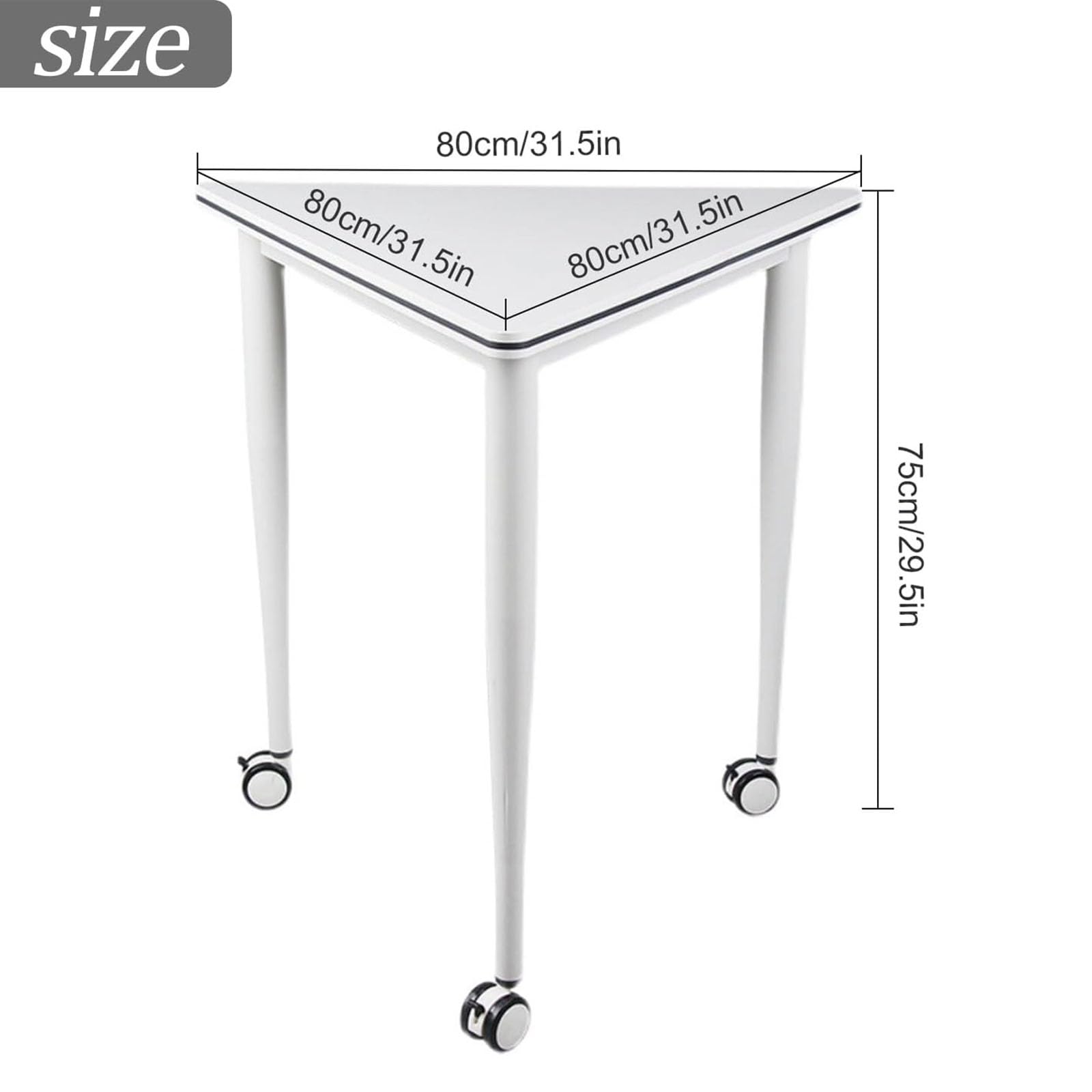 Amazon.co.jp: 6個の三角形の会議テーブル、モダンな自由な組み合わせ