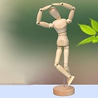 Vista 7 de Artista Maniquí de Madera Dibujo Figura Laica Dibujo Modelo Ayuda Humana Figura Artista Dibujar Pintura Modelo Maniquí Muñeca articulada