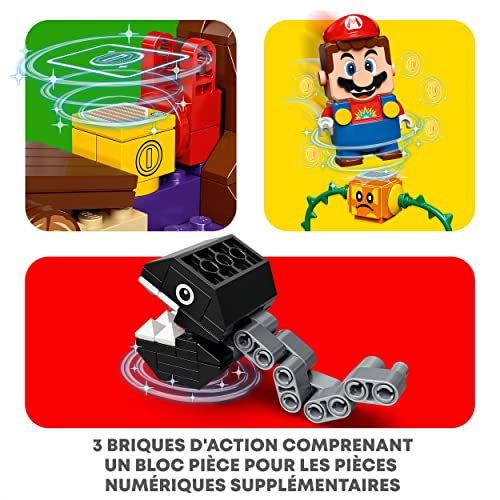 LEGO Super Mario Ensemble d’extension La rencontre de Chomp dans la jungle 71381 LEGO - vue 8