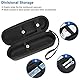 ProCase Elektrische Zahnbürste Etui für Oral B/Oral-B Pro/Philips Sonicare Electric Toothbrush Hülle Oral B Reiseetui Elektrischer Zahnbürstenhalter Behälter Travel Case -Schwarz