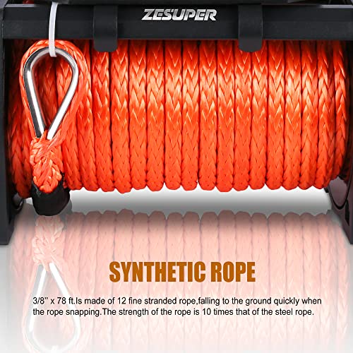 Zesuper USAM-SPEW011 9500 Lbs Electric Winch Kit Waterproof Ip67 Electric Winch thumb #6