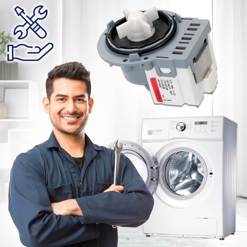 Pumpe für Waschmaschine mit dem Code M325 für Askoll 40W 220/240V 50HZ 0.2A für Samsung für Whirlpool für Bauknecht für Indesit - MADE IN EU - Garantie 10 Jahre - MONTERAL