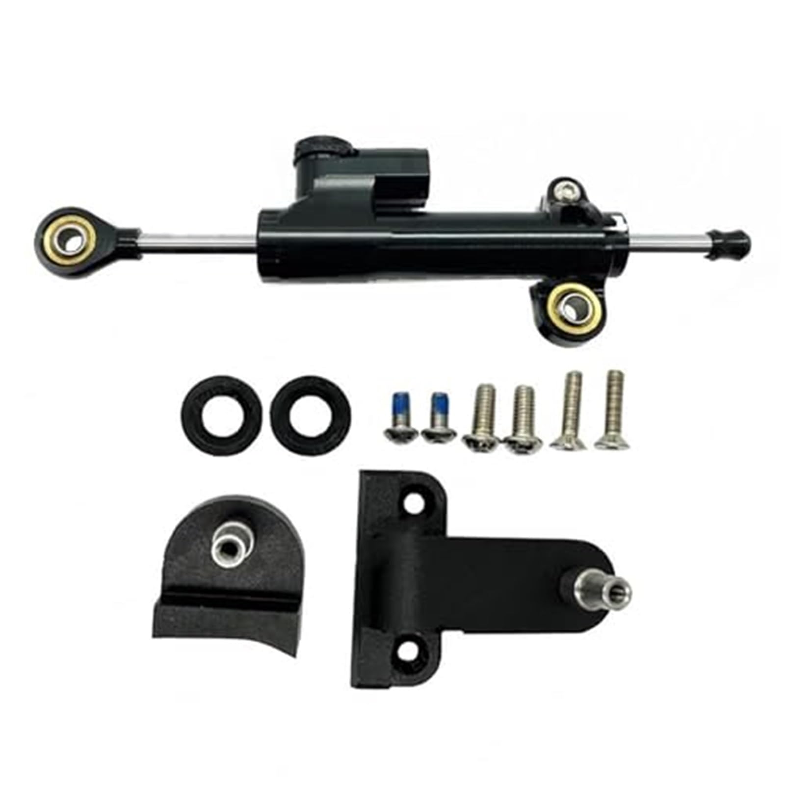 Akcesoria, do Blade GT + Ll, Teverun Fighter, skuter elektryczny 11 Amortyzator układu kierowniczego do hulajnogi elek(BLACK Installation Kit1)