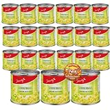 PUFAI Bundle – Sonnenmais 212ml x21 – Süßmais in Dose, Abgetropft, Für Salate & Beilagen