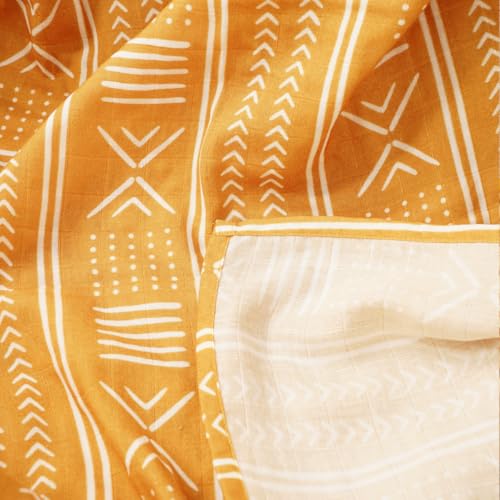 Image of Muslin Swaddle Blankets for Baby Boys and Girls,3 Pack Breathable Soft Receiving Blanket,Large 43.3X 43.3 inches,Newborn Essentials Must Haves(Geometry)