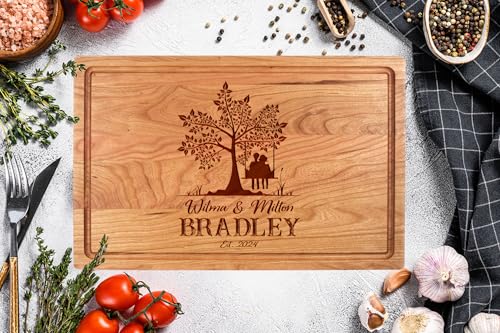 Tabla de cortar rectangular de madera personalizada miniatura 6