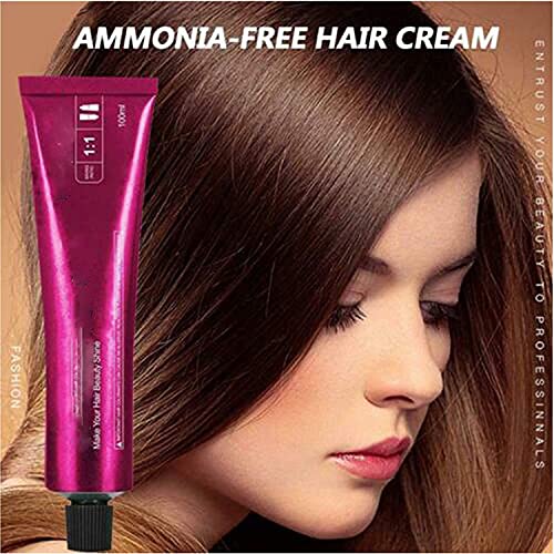 Hair Coloring Dye Mild Safe Hair Dyeing Shampoo, Long Lasting Effect Without Using Bleach Not Easily Fade, Diy Fashion Hair Dye Permanent For Men And Women (White) #TOP1