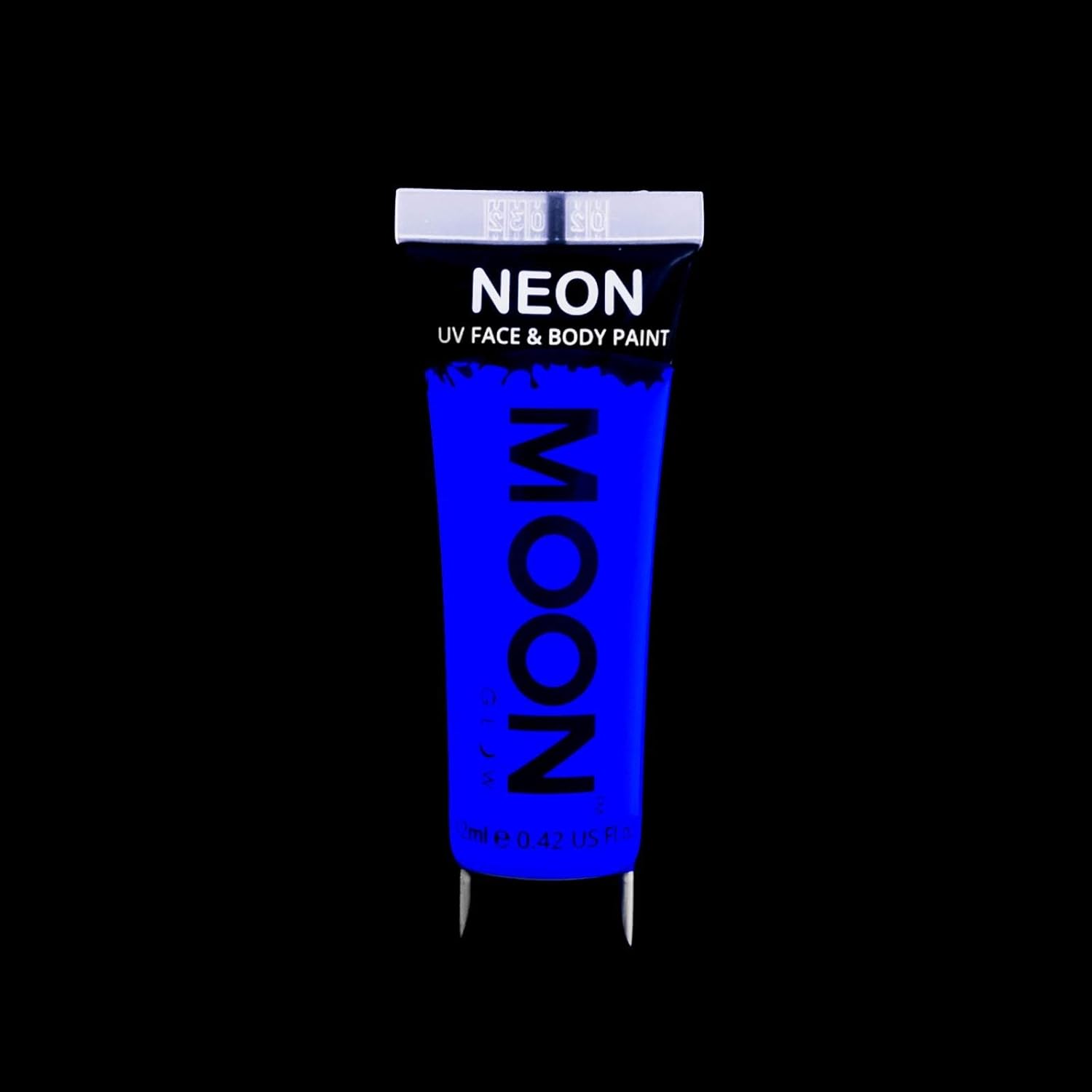 Moon Glow - 0.42oz Blacklight Neon UV Face & Body Paint - Intense Blue : Beauty & Personal Care