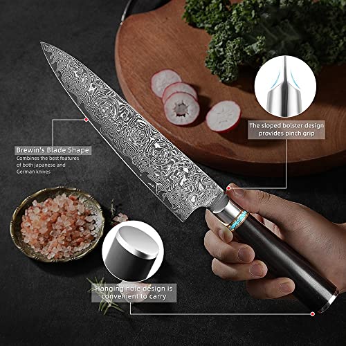 Set Cuchillos Cocina 7 Piezas Acero Damascus miniatura 6