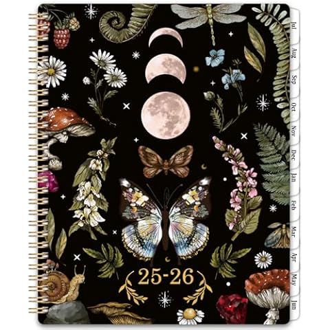 2025-2026 Planner - Academic Planner 2025-2026 from July 2025 - June 2026, 8" x 10" Planner 2025-2026 Weekly & Monthly with Monthly Tabs, Perfect Organizer Cover