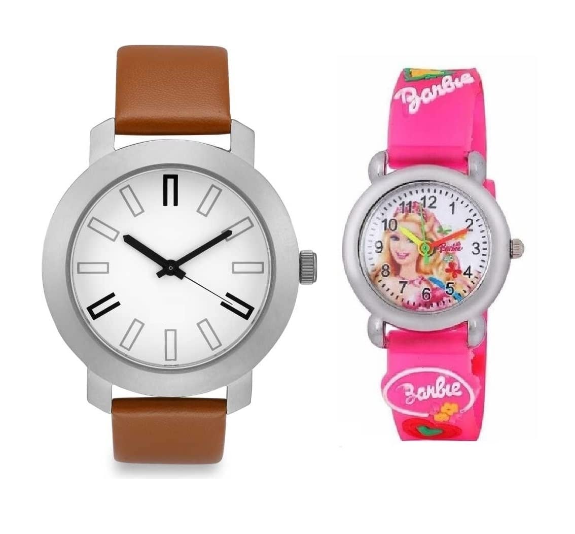 Watchstar | Staylist & Fancy Watch Case Material Metal Analogue White Dial Mens & Girls Wrist Watch - Combo (LS-1017) (Pack of 2) (B0BWN7XHF1) Amazon Price History, Amazon Price Tracker