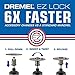 Dremel EZ456B 1 1/2-Inch EZ Lock Rotary Tool Cut-Off Wheels- Rotary Tool Cutting Accessories, Perfect for Slicing Sheet Metal and Copper Pipe, 12 Pieces