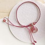 ♥ ♥ Edelsteine: Die Energie des Erdbeerkristalls bringt ein starkes Gefühl von Vitalität und balanciert das universelle Liebe der Liebe. Für diejenigen, die den Bedürfnis nach konstantem Kontakt fühlen, sind diese Erdbeerquarzkristalle perfekt, um eine Tasche oder eine Tasche einzutauchen, so dass diese warme Energie häufig verwendet werden kann. Tragen natürlicher Edelstein-Armbänder für lange Zeit ist gut für Gesundheit, Charme und Vertrauen ..