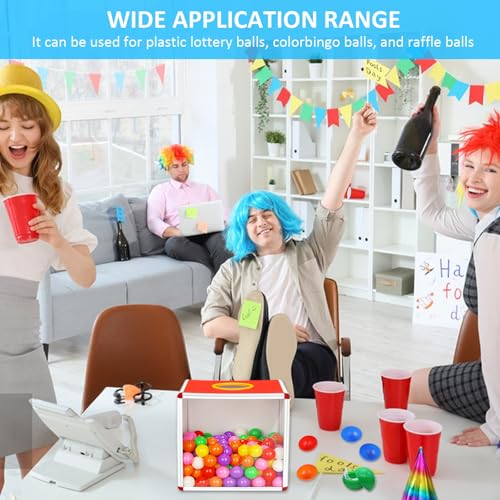 GOCUODE 50 Stück Lotterie Kugeln Bälle zum Öffnen Befüllen,3cm Tombola-Bälle,Lotterie-Hohlkugeln Kleine Befüllbare für Partygeschenke,Party Event Requisiten (Blau)