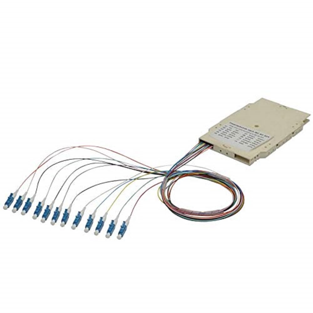 Digitus A9653302UPC4 Cassetta di Giunzione Fibra Ottica con 12 Pigtail LC Om4