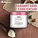Clear Essence Exclusive Medicated Fade Creme With Sunscreen - Fade Cream For Dark Spots - Beauty Cream for Glowing Skin Complexion - Skin Care (4 Oz.)