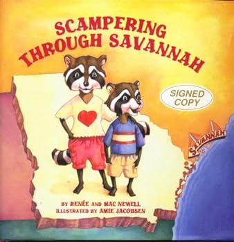 Hardcover Scampering Through Savannah Book