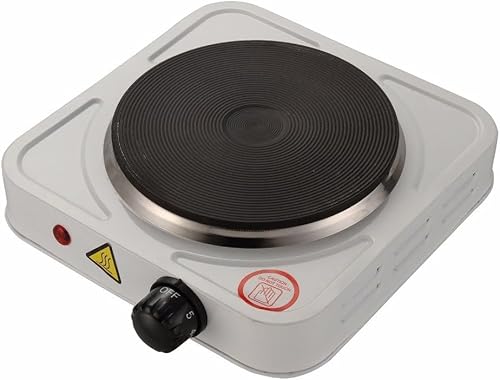 MERCATO ELETTRICO Fornello Elettrico 1000W, Piastra 16cm