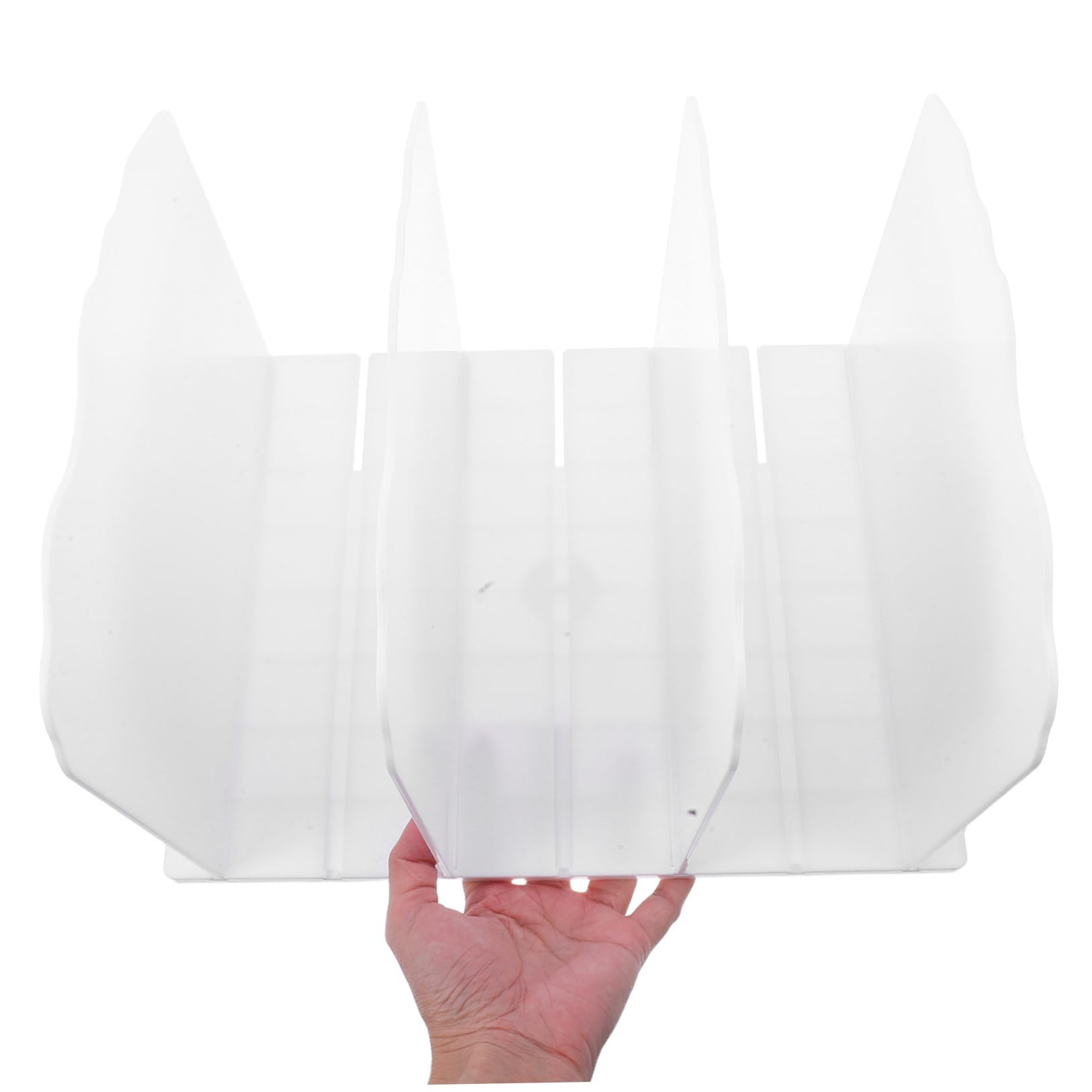 Cabilock 2 Piezas Estante Separador Ajustable para Almacenamiento de Bolsos Divisor Wavy para Organización de Armarios y Oficinas para Cartera y Accesorios Diseño Elegante y Duradero