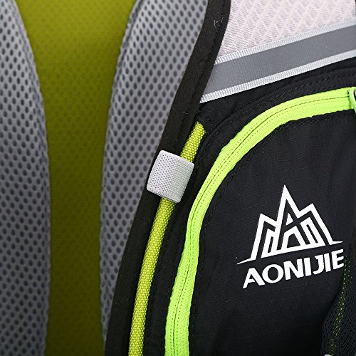 8L outdoor sport running fietsen wandelen rugzak hydratatie water fles vest (zwart). - Image 3
