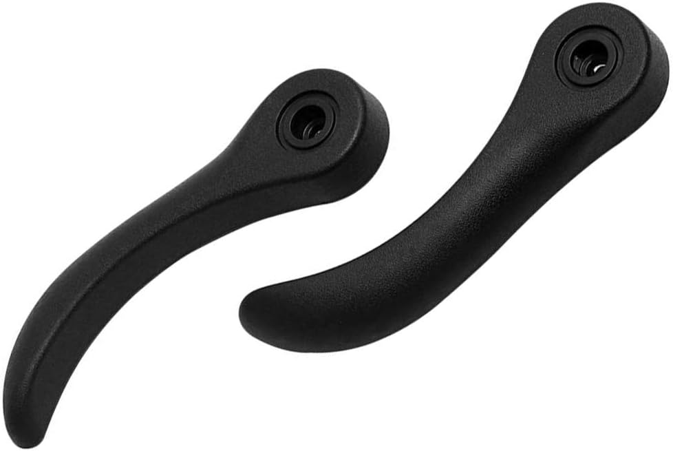 Seat Adjuster Release Handle LH Driver Side & RH Right Passenger Side Front Seat Recliner Adjustment Handle for Colorado GMC Canyon SSR Hummer H3 12473018 89039102 (Black)
