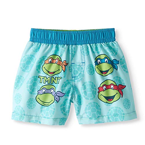 Dreamweave Baby Boys Teenage Mutant Ninja Turtles Swim Trunks,Blue,24 Months