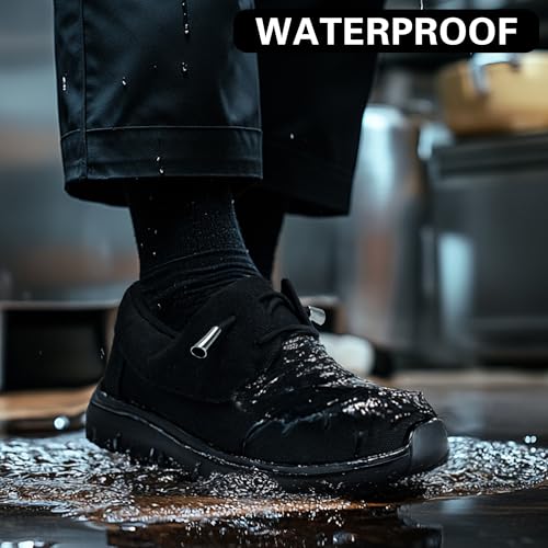 Teytap 739 Waterproof Non Slip Work Shoes For Men Women Black Slip Resistant Food Service Chef Kitchen Restaurant Shoes Slip thumb #7