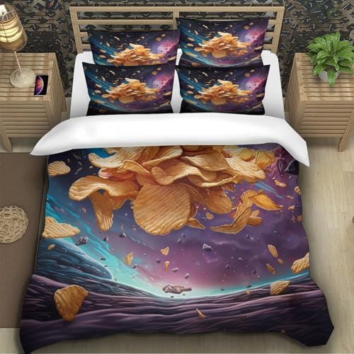 Housse de couette 3D microfibre lavable machine drap de couette 240cm