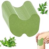 120Pcs Knee Pain Relief Patches,Wormwood Herbal Knee Patches Pain Relief Plaster, Long Lasting Effect Warming Pain Patches Relieves Muscle Soreness in Knee Neck Shoulder Waist Joint