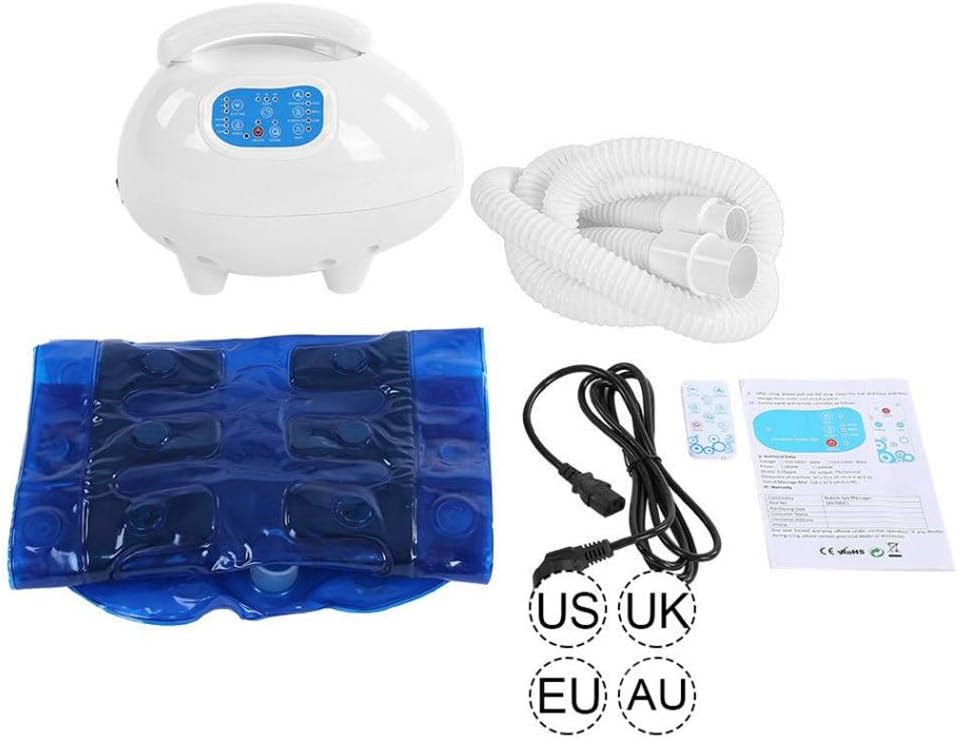 HLWAN Máquina de SPA con Burbujas de Aire Caliente de Ozone, Alfombra de Hidromasaje, Jacuzzi y SPA portatil, Tina de esterilización Corporal SPA con Manguera de Aire