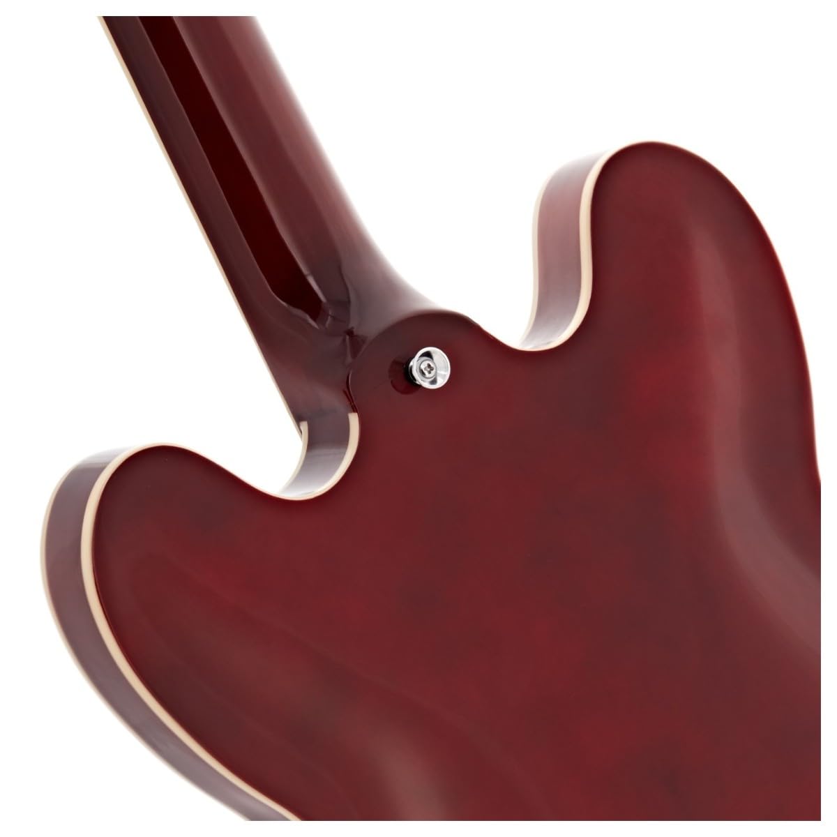 Hartwood Revival Vibrato Semi-Acustica e Custodia, Cherry Red | Include Custodia Rigida, Vibrato Sfumato tramite Braccio Tremolo Integrato, Corpo Semi-Cavo in Tiglio, Cherry Red