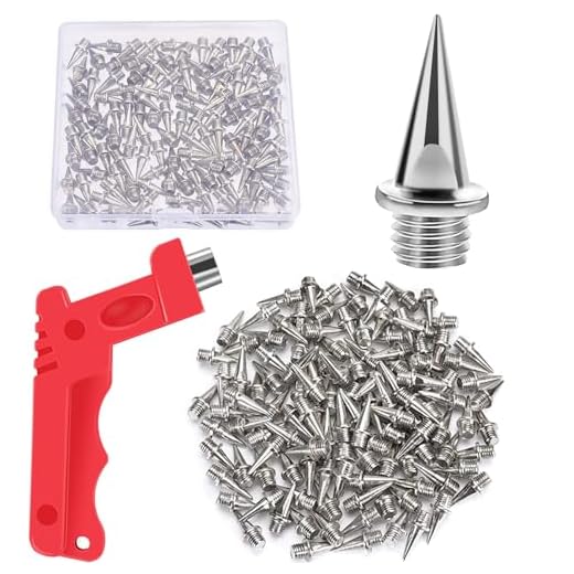 JULMELON 120PCS 1/2 Track Spikes, Stainless Steel Cross Country Spikes