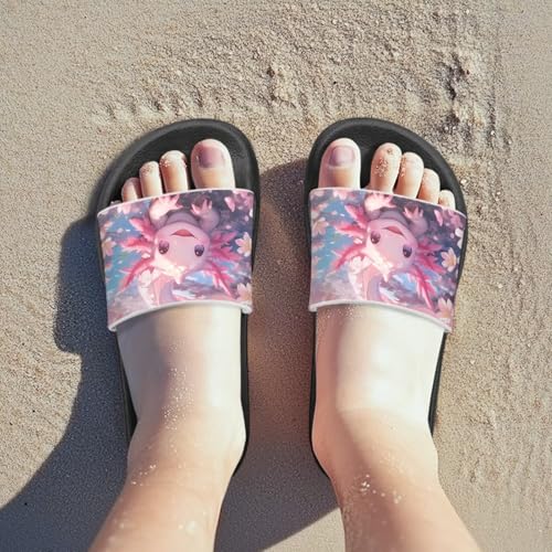 Soft Slippers for Little Big Girls House Slippers Kids Slides Sandals Non Slip Shower Shows Size 28-342