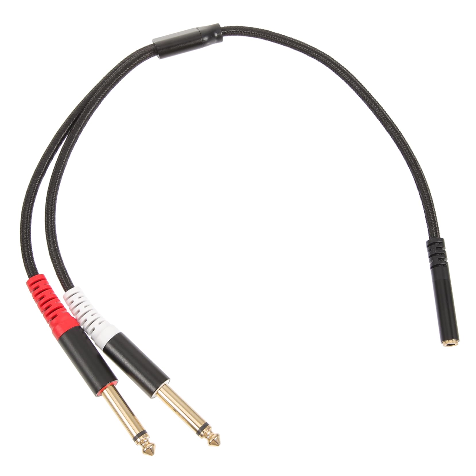 jojofuny 5 Piezas Cable Adaptador De Sonido Adaptador De 3,5 a 1/4 Cable Divisor para Auriculares Cable Estéreo Cable Audio 1/4 Tarjetas De Afirmacion Adaptador De 1/8 a El Plastico