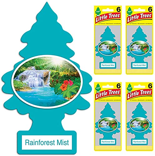 Little Trees Car Air Fresheners Rainforest Mist Scent (24 Pack) #TOP2