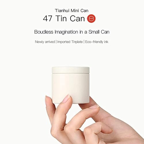 Miniatura 5 de Mini caja de lata pequeña con tapas, recipiente para almacenamiento de café, té, dulces, almacenamiento de hojas sueltas, té, latas de té, 5