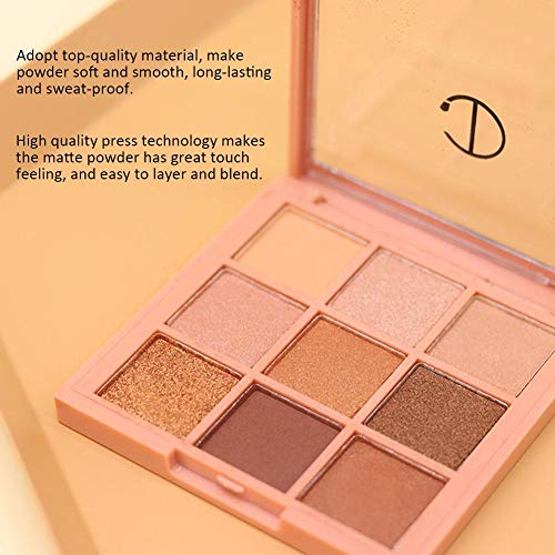 Palette per ombretti 9 colori Impermeabile e