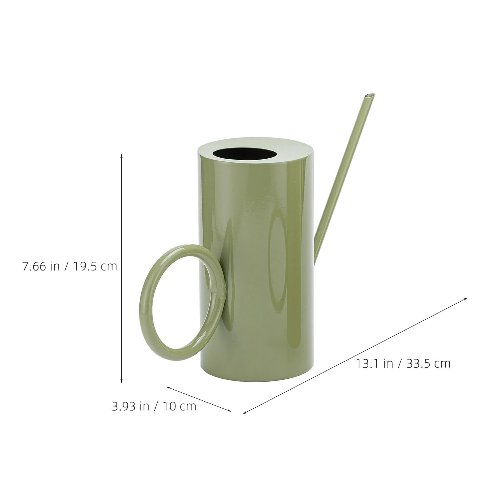 Uonlytech Arrosoir pour Arrosage Précis en Acier Inoxydable avec Long Bec 1500ml des Plantes D'intérieur et Succulentes, Léger Jardinage la Maison