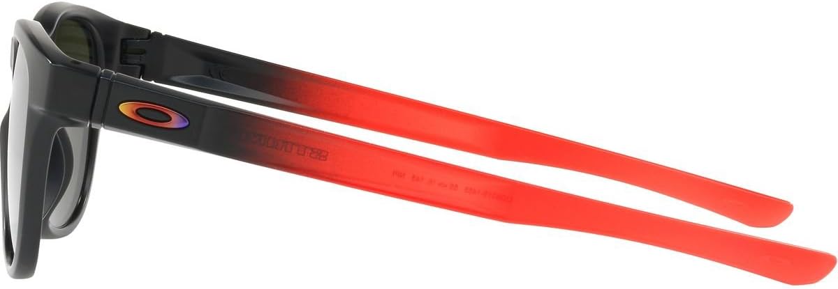 Oakley Men's 0oo9315 Stringer Rectangular Sunglasses Ruby Fade/Prizm Black 55 Millimeters