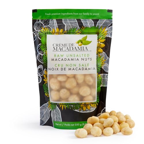 Creme de Macadamia Organic Raw Macadamia Nuts | Unsalted Whole Ma...