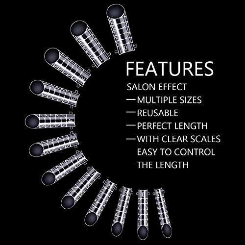 Nmkl38 120Pcs Dual Forms Full Cover Nail Tips Upper Arched Extension Mold (Mold A) #TOP1