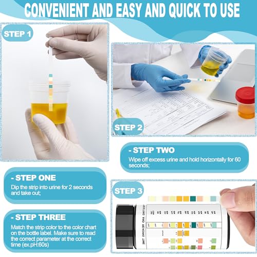 image for MEDIMATIC 10-in-1 Dog & Cat Urine Test Strips for Dogs - 50ct Dog & Ca